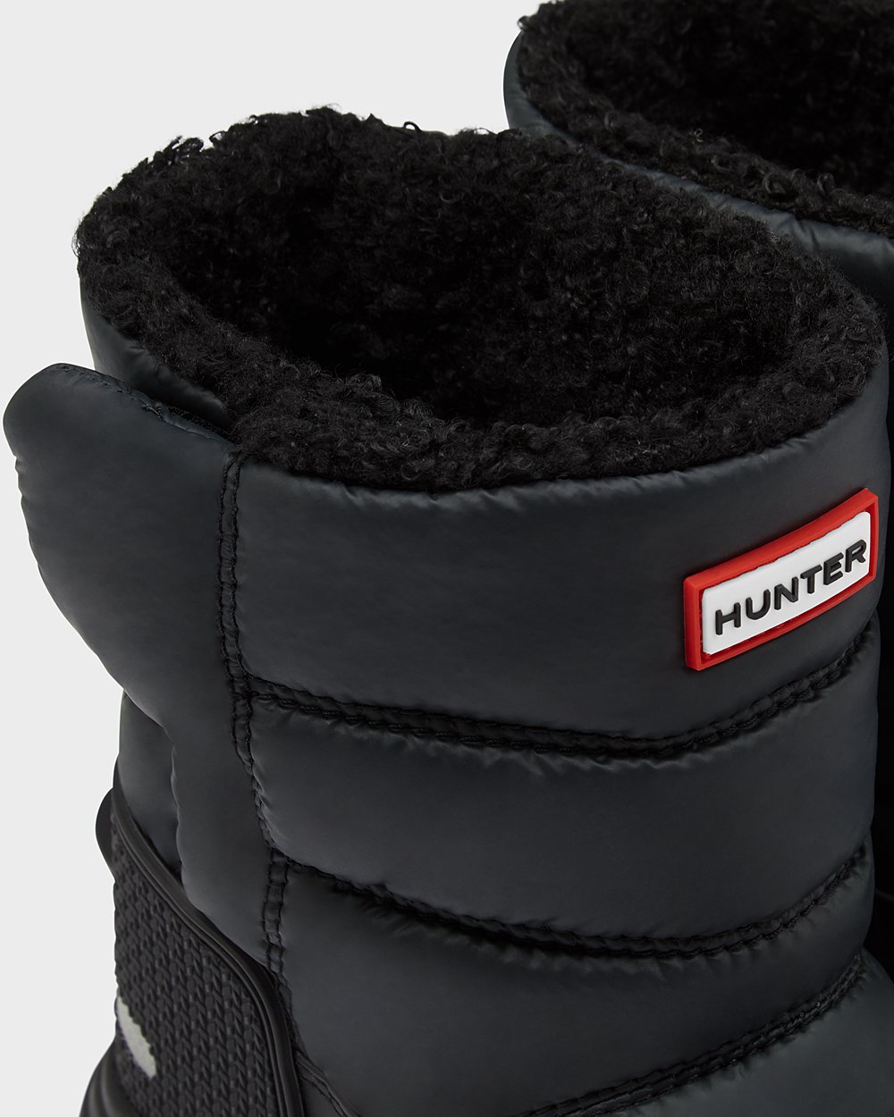 Botas De Nieve Original Big Insulated Hunter Niños - Negros - 530197DGN